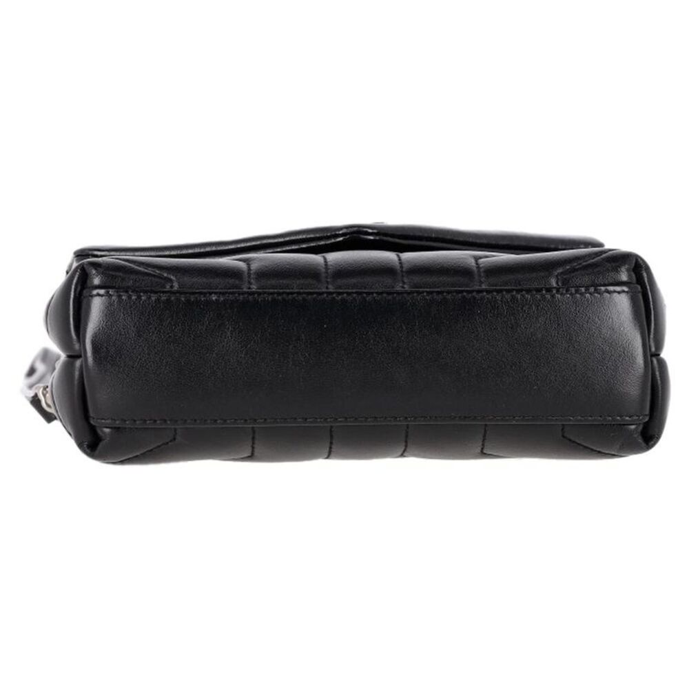 Pre Loved saint laurent Loulou Crossbody Leather Bag Women black Crossbody Bags - Picture 4 of 8